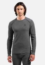 Odlo Active X-Warm Base Layer Shirt für Herren - Ski & Snow - grau, S