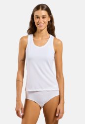 Odlo Active F-Dry Light Base Layer Tank für Damen - Wandern, Radsport - weiss, XL