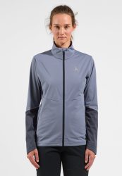 Odlo Langnes Langlaufjacke für Damen - Skilanglauf - grau, XS
