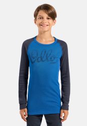 Odlo Active Warm Set Base Layer Set für Kinder - Wandern, Ski & Snow - blau, 92