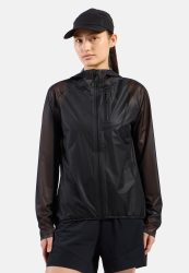 Odlo Zeroweight Dual Dry Waterproof Laufjacke für Damen - Trail Running, Running - schwarz, S