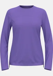 Odlo Explorer Cargo Langarm-Radshirt für Damen - Gravel, Radsport - lila, XL