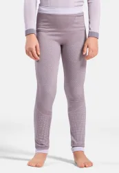 Odlo Performance Warm Base Layer Tights für Kinder - Skilanglauf, Ski & Snow - lila, 116/128