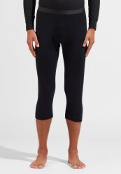 Odlo Merino 200 Base Layer 3/4 Tights für Herren - Wandern, Ski & Snow - schwarz, M