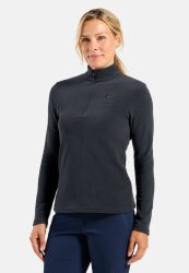 Odlo Roy Mid Layer Half-Zip für Damen - Wandern, Ski & Snow - grau, S