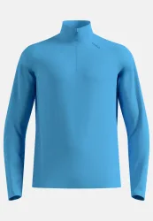 Odlo Essential Warm Mid Layer Half-Zip für Herren - Wandern, Ski & Snow - blau, M