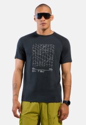 Odlo Herren Merino Tencel Hyper Map T-Shirt