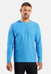Odlo Zeroweight Chill-Tec Langarm-Laufshirt für Herren - Training, Running - blau, M