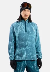 Odlo X-Alp X Frozen Lake Mid Layer Half-Zip für Herren - Wandern, Ski & Snow - marineblau, XXL