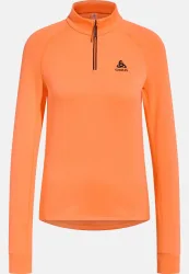 Odlo Berra Mid Layer Half-Zip für Damen - Wandern, Ski & Snow - orange, S