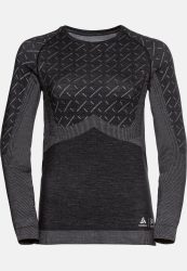 Odlo Slokar Performance Wool 200 Base Layer Shirt für Damen - Ski & Snow - schwarz, S