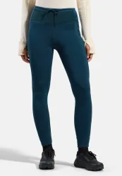 Odlo X-Alp Cargo Winter Lauftights für Damen - Trail Running, Running - marineblau, S