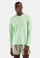 Odlo Essential Seamless Langarm-Laufshirt für Herren - Training, Running - grün, XXL