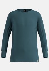 Odlo Active Warm Base Layer Shirt für Kinder - Wandern, Ski & Snow - blau, 152
