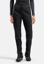 Odlo Zeroweight Elite Windproof Langlaufhose für Damen - Skilanglauf - schwarz, XL