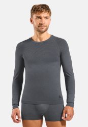 Odlo Performance Light Base Layer Shirt für Herren - Skilanglauf, Radsport - grün, L