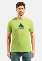Odlo F-Dry Mountain T-Shirt für Herren - Wandern - grün, S