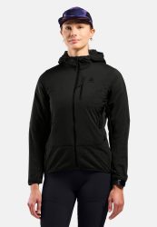 Odlo Ascent Hybrid Isolationsjacke für Damen - Wandern, Casual Comfort - schwarz, XS