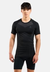 Odlo Performance Fundamentals Light Base Layer T-Shirt für Herren - Radsport, Running - schwarz, S