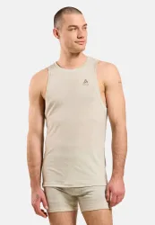 Odlo Merino 160 Base Layer Tank für Herren - Wandern, Radsport - beige, XXL