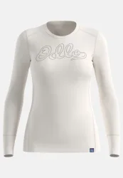 Odlo Merino 200 80th Anniversary Base Layer Shirt für Damen - Wandern, Ski & Snow - grau, XS