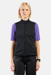Odlo Explorer Windproof Radweste für Damen - Gravel, Radsport - schwarz, XS