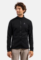 Odlo Berra Mid Layer Full-Zip für Herren - Wandern, Ski & Snow - schwarz, M