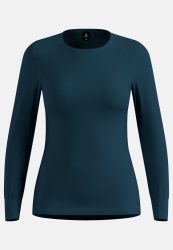 Odlo Active Warm Base Layer Shirt für Damen - Wandern, Ski & Snow - marineblau, XL