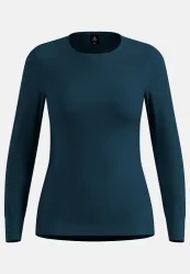 Odlo Active Warm Base Layer Shirt für Damen - Wandern, Ski & Snow - marineblau, XXL