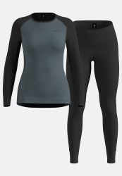 Odlo Active Warm Special Set Base Layer Set für Damen - Wandern, Ski & Snow - schwarz, L