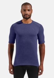 Odlo Active Warm Base Layer T-Shirt für Herren - Wandern, Ski & Snow - lila, L