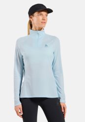 Odlo Essential Half-Zip Lauf-Mid Layer für Damen - Running - blau, L
