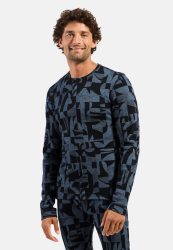 Odlo Herren Merino 200 Heritage Crew Neck Longsleeve