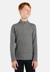 Odlo Berra Mid Layer Half-Zip für Kinder - Ski & Snow - grau, 128