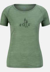Odlo Ascent 130 Trees T-Shirt für Damen - Wandern - grün, S
