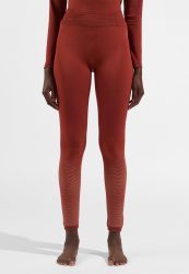 Odlo Performance Light Base Layer Tights für Damen - Skilanglauf, Running - rot, XS