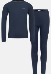 Odlo Active Warm Heritage Base Layer Set für Kinder - Wandern, Ski & Snow - marineblau, 92