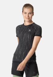 Odlo Zeroweight Ceramicool Laufshirt für Damen - Trail Running, Running - schwarz, S