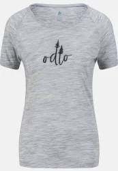 Odlo Ascent 130 Trees T-Shirt für Damen - Wandern - grau, S