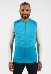 Odlo Zeroweight Insulator Laufweste für Herren - Skilanglauf, Running - blau, S