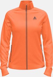 Odlo Berra Mid Layer Full-Zip für Damen - Wandern, Ski & Snow - orange, XS