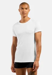 Odlo Active F-Dry Light Base Layer T-Shirt für Herren - Wandern, Radsport - weiss, XXL