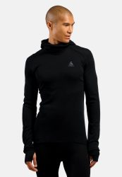 Odlo Active Warm Base Layer mit Gesichtsschutz für Herren - Wandern, Ski & Snow - schwarz, XL