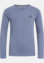 Odlo Active Warm Base Layer Shirt für Kinder - Wandern, Ski & Snow - grau, 116