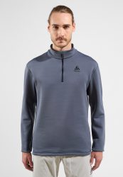 Odlo Berra Mid Layer Half-Zip für Herren - Wandern, Ski & Snow - grau, M