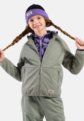 Odlo Softshell Isolationsweste für Kinder - Abenteuer & Komfort, Wandern - grün, 128