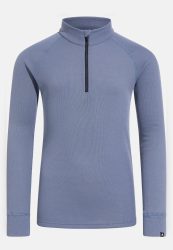 Odlo Active Warm Base Layer Half-Zip für Kinder - Wandern, Ski & Snow - grau, 128