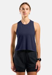 Odlo Essential Linencool Lauf-Tank für Damen - Training, Running - blau, S