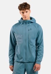 Odlo Zeroweight Windproof X Warm Langlaufjacke für Herren - Skilanglauf - blau, XXL