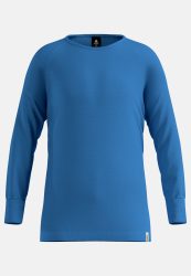 Odlo Active Warm Base Layer Shirt für Kinder - Wandern, Ski & Snow - blau, 152